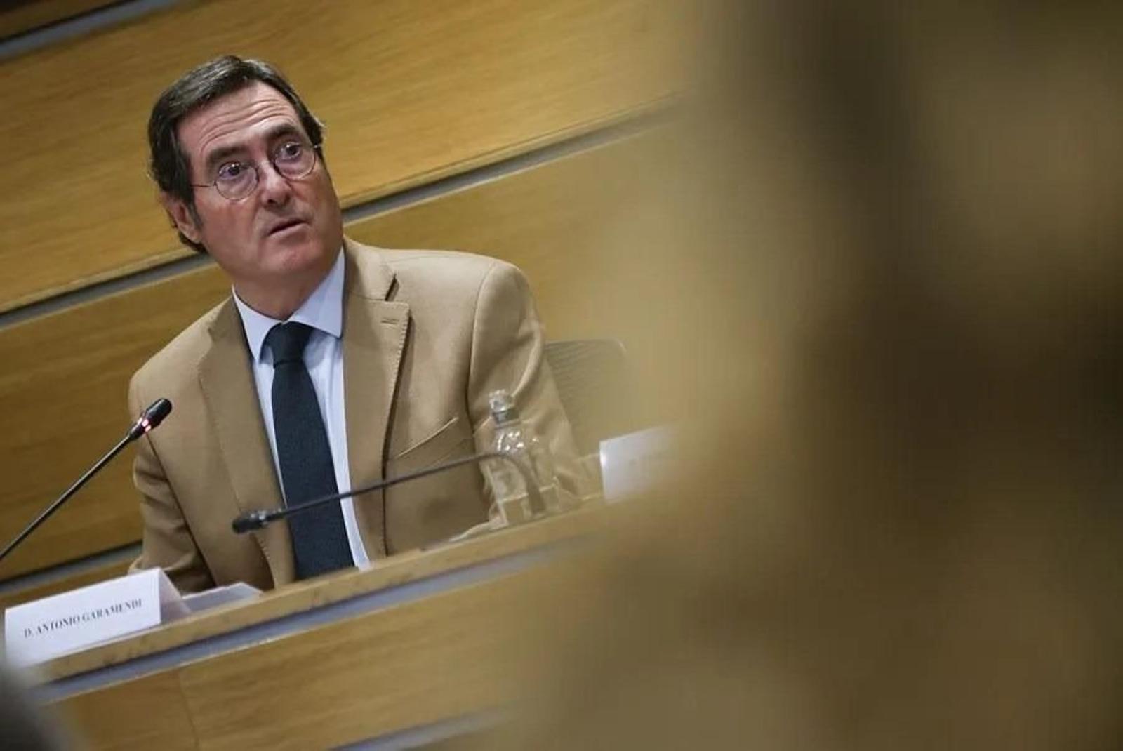El presidente de la CEOE, Antonio Garamendi, en una imagen de archivo.