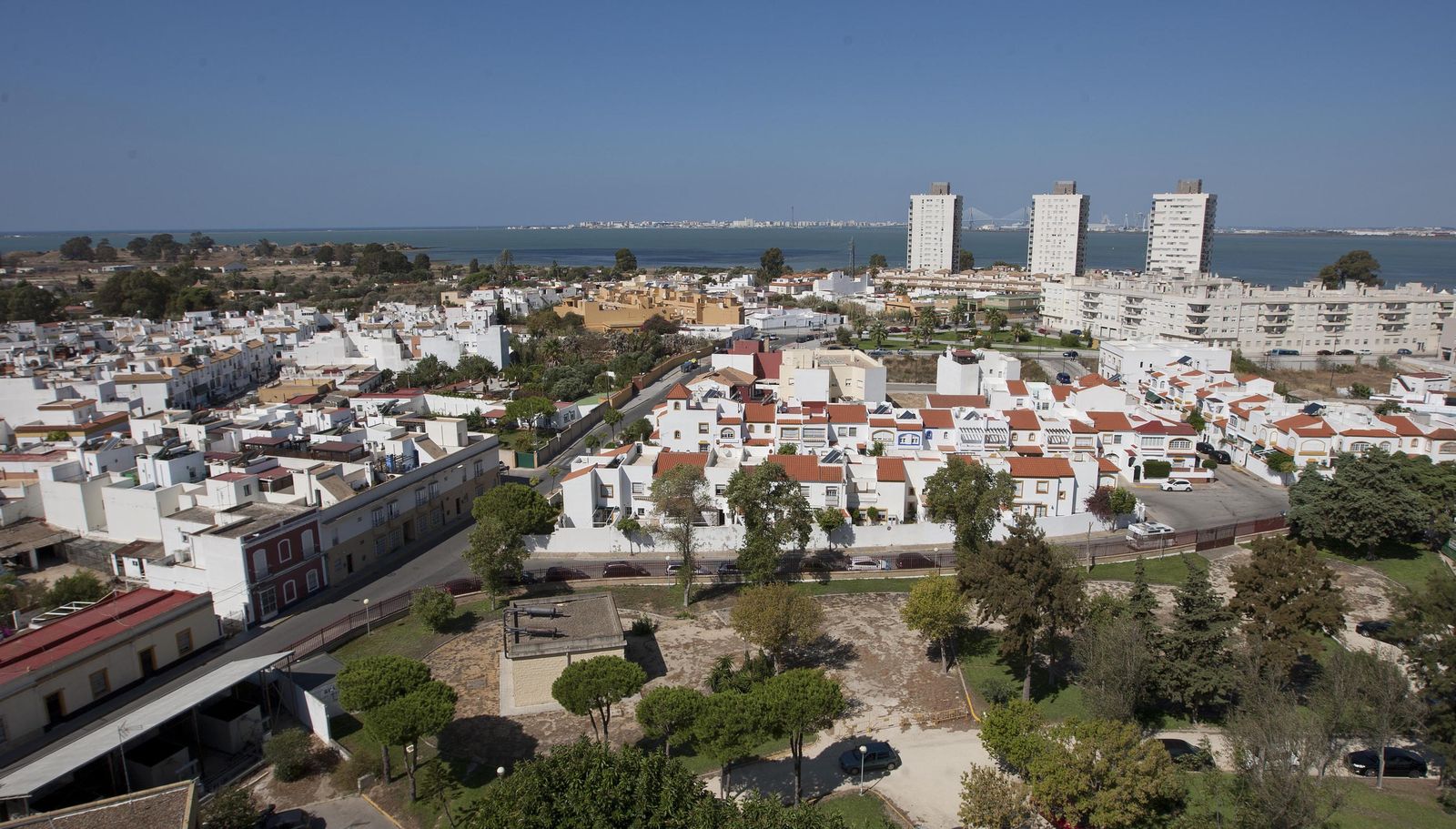 Vista aérea de los nuevos desarrollos urbanísticos de La Casería.