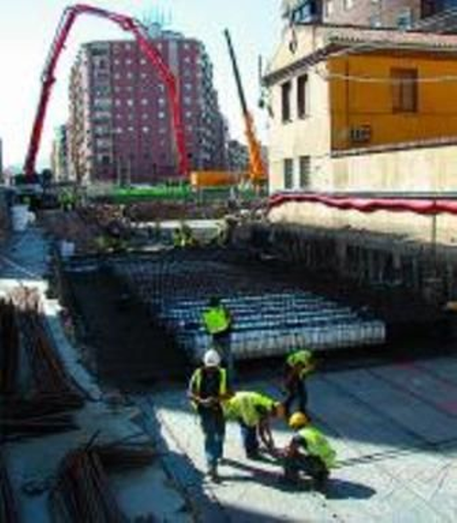 Obras en la línea 2 del Metro. Obras en la línea 2 del Metro.