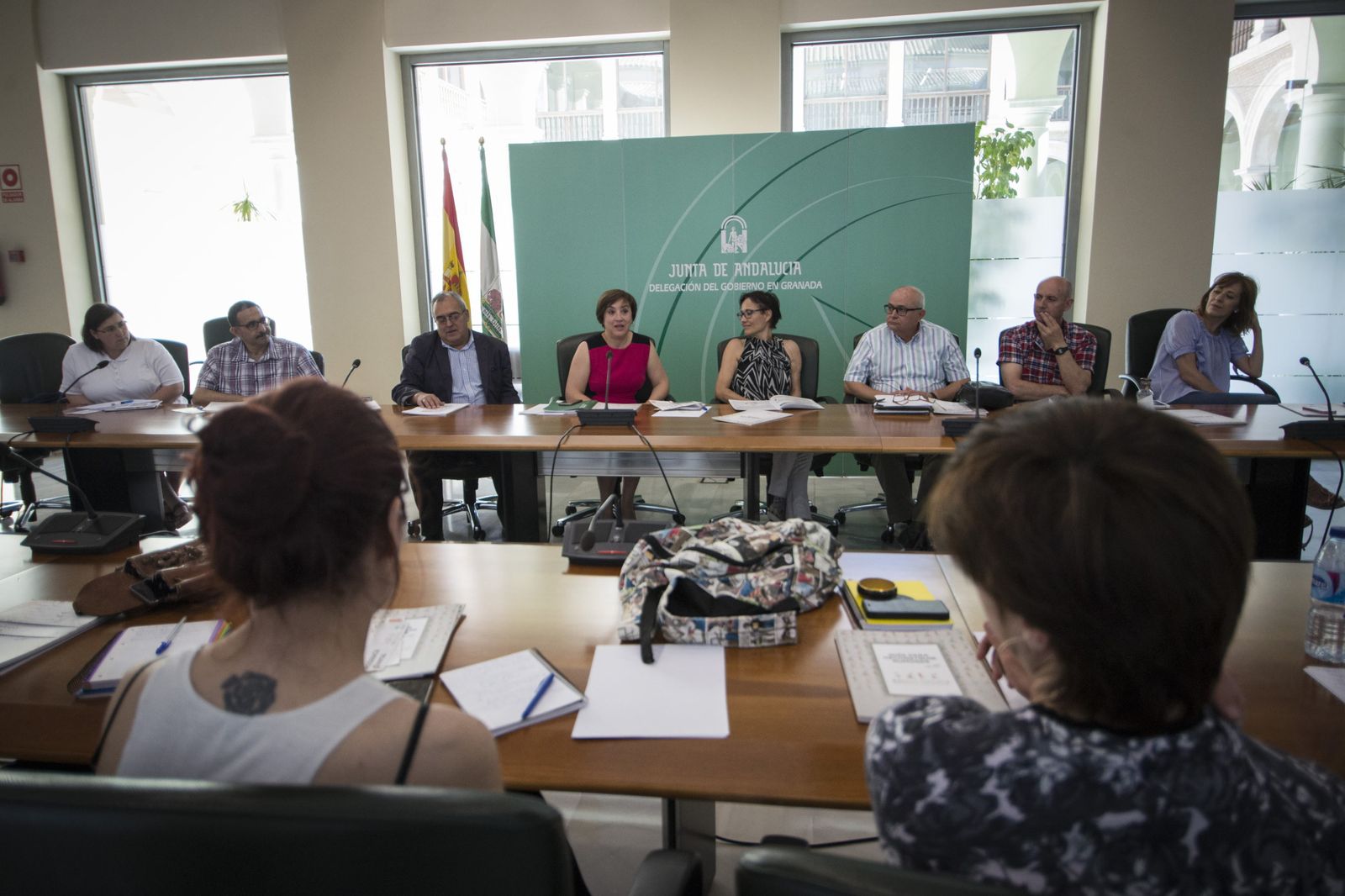 Reunión de la red, ayer en Granada.