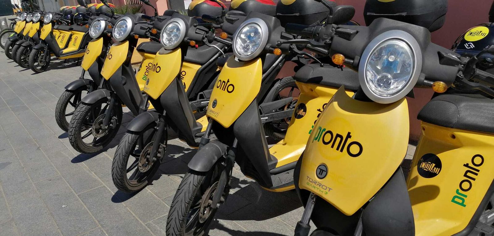 Motos eléctricas que ta funcionan en el servicio 'Pronto'