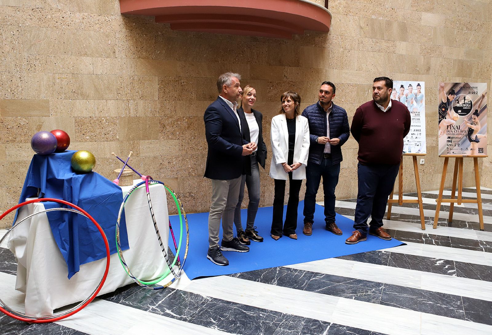 Un instante de la presentación de los campeonatos que se ha llevado a cabo en el Ayuntamiento.