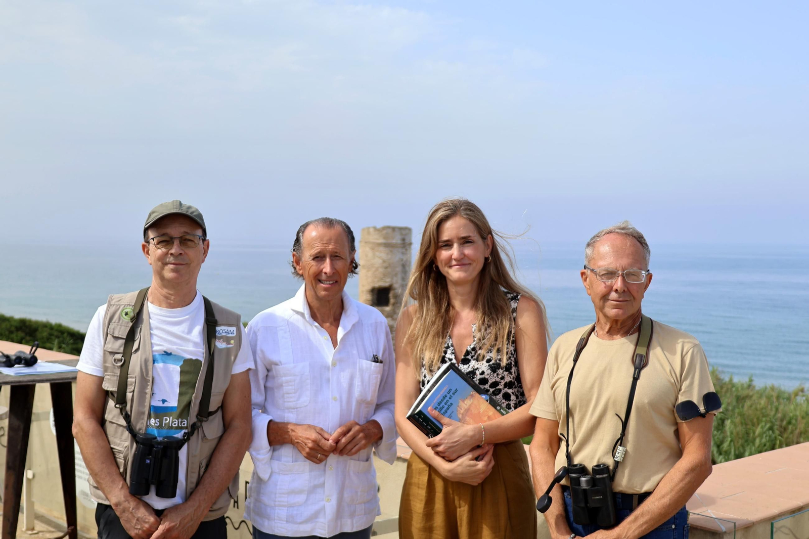 Una imagen de la visita de la ministra a Chiclana.