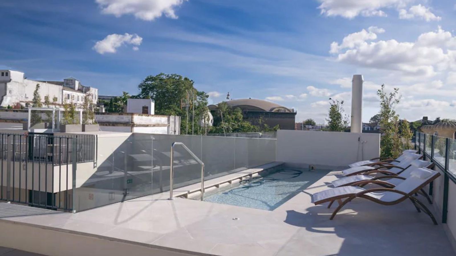 Rooftop del Hotel Sidonia, en Jerez.