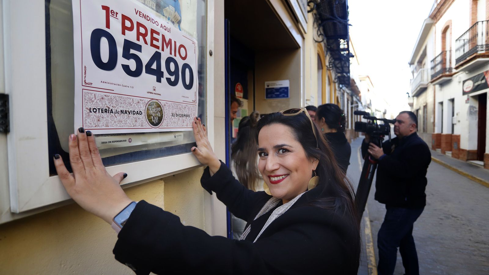 Las mejores imágenes del Gordo de la Lotería en Gibraleón