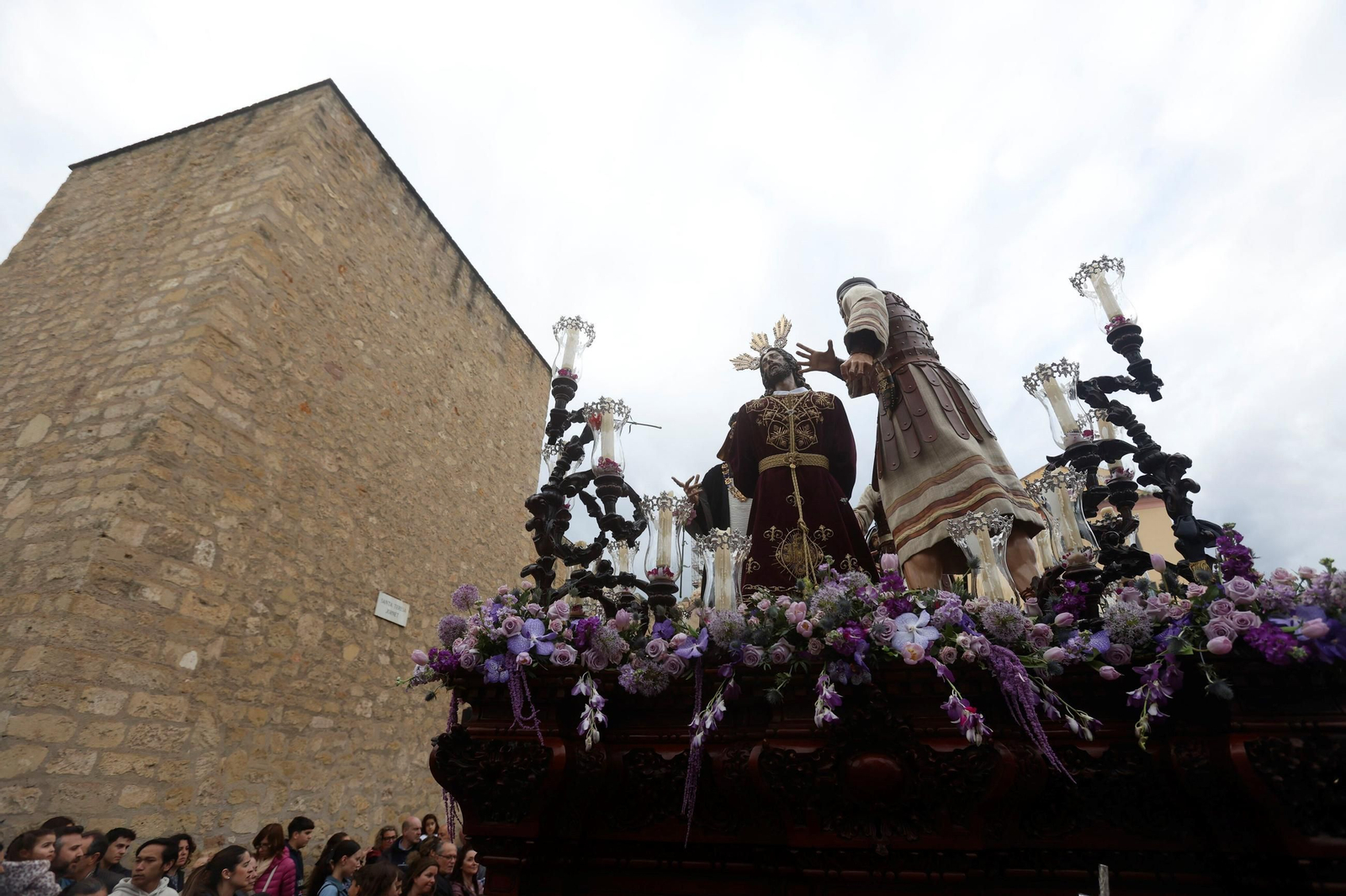Las imágenes de la hermandad del Perdón  el Miércoles Santo en Córdoba