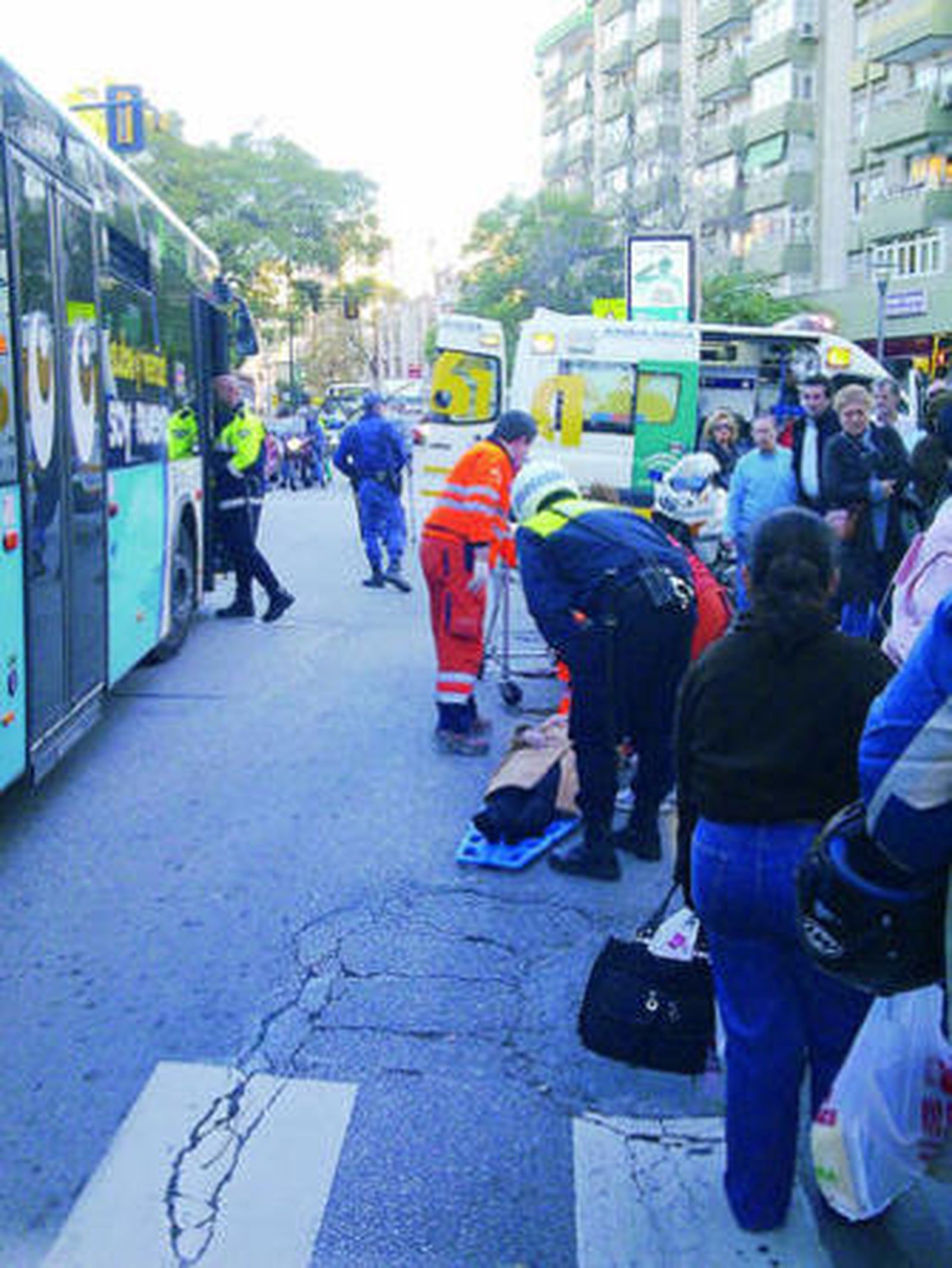 Imagen de la mujer atropellada en Echevarría de El Palo.