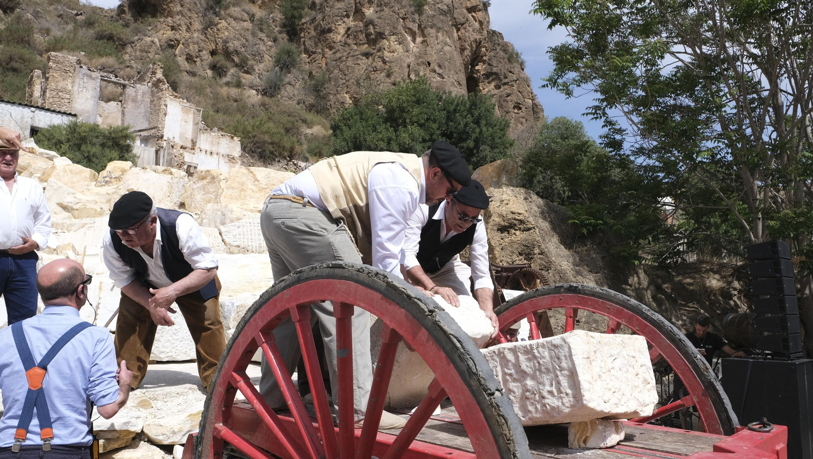 Imágenes de la recreación histórica Canteros y Caciques, en Macael