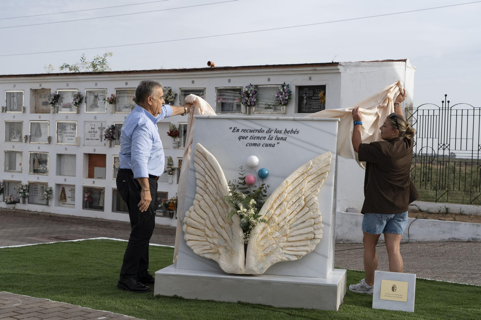 Inauguración de la escultura