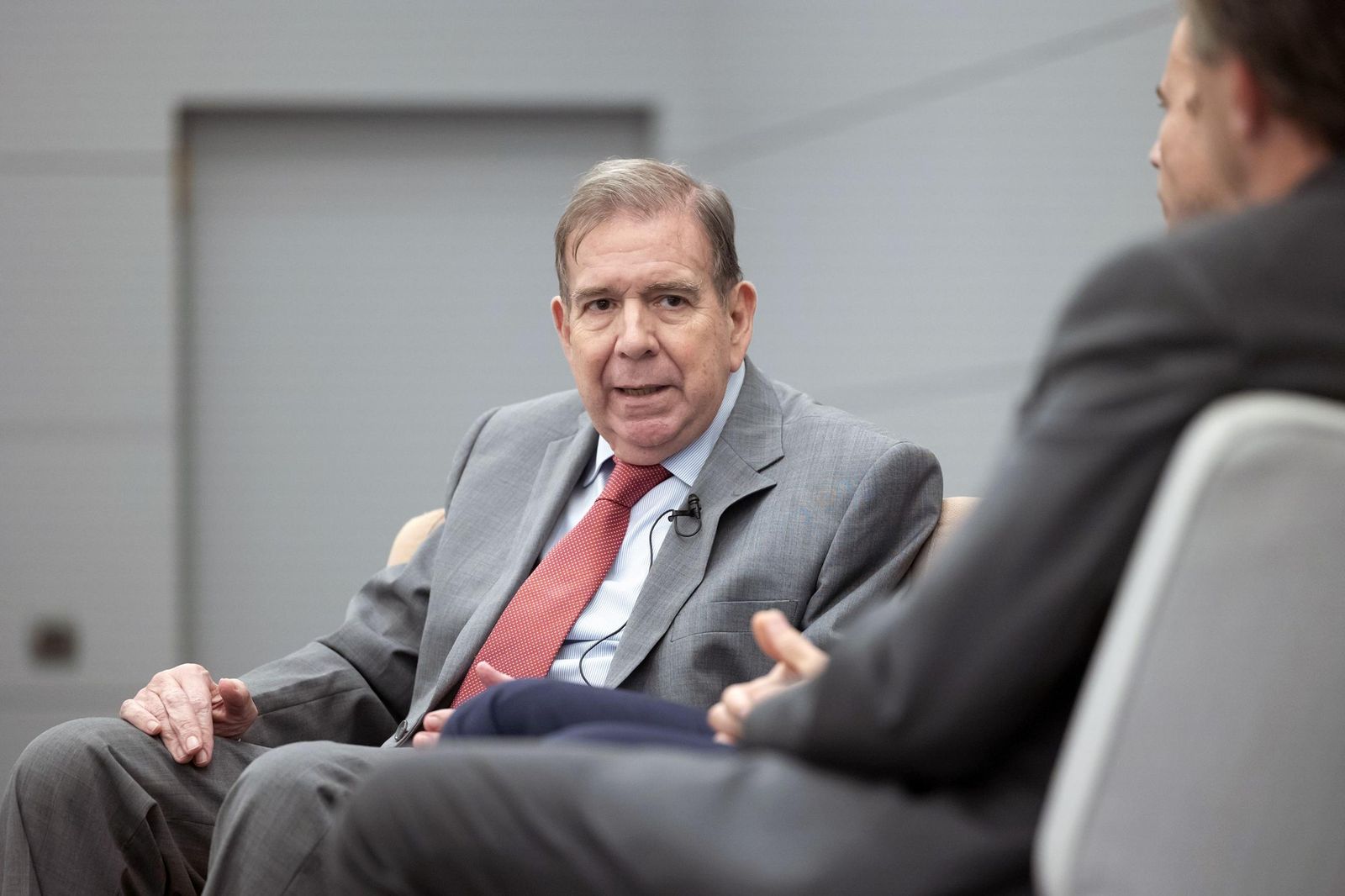 Edmundo González, en un acto en Málaga este pasado lunes.