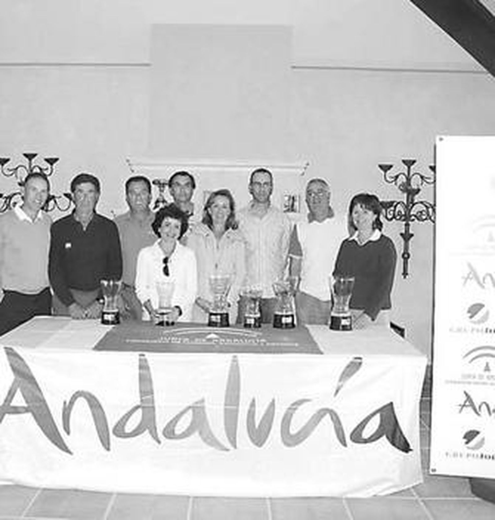 Los ganadores de la prueba final en Meliá Sancti Petri.