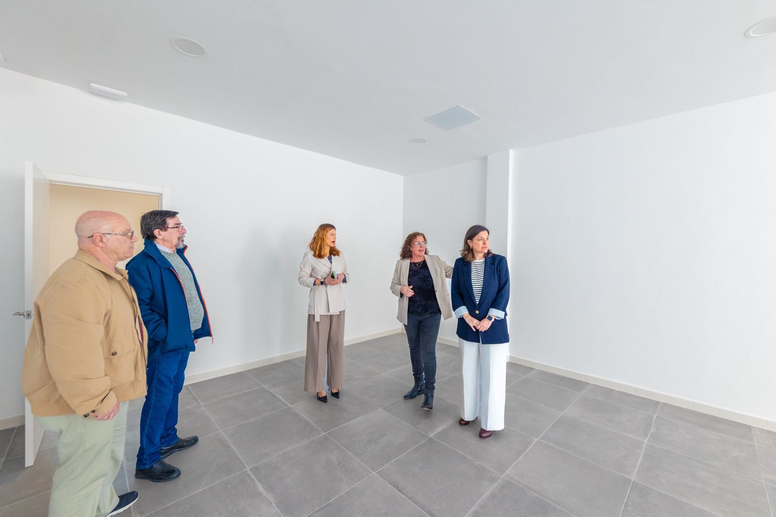 Visita a las obras ejecutadas en UPACE en San Fernando