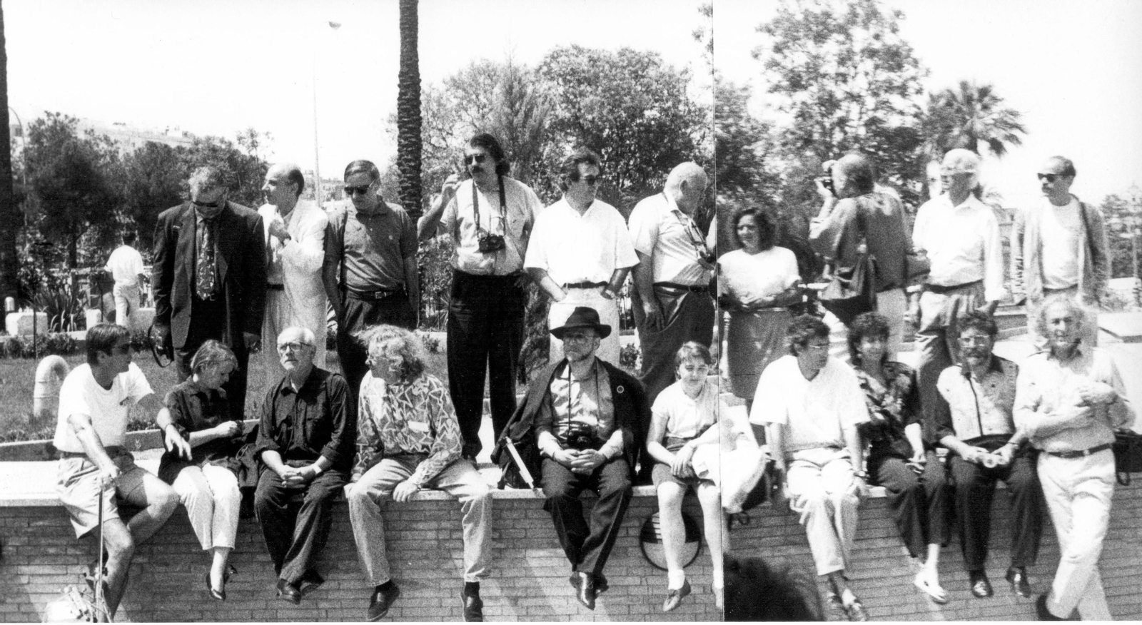 Fotógrafos que fueron a Sevilla a la Expo en 1992 con la exposición ‘Imagina’.