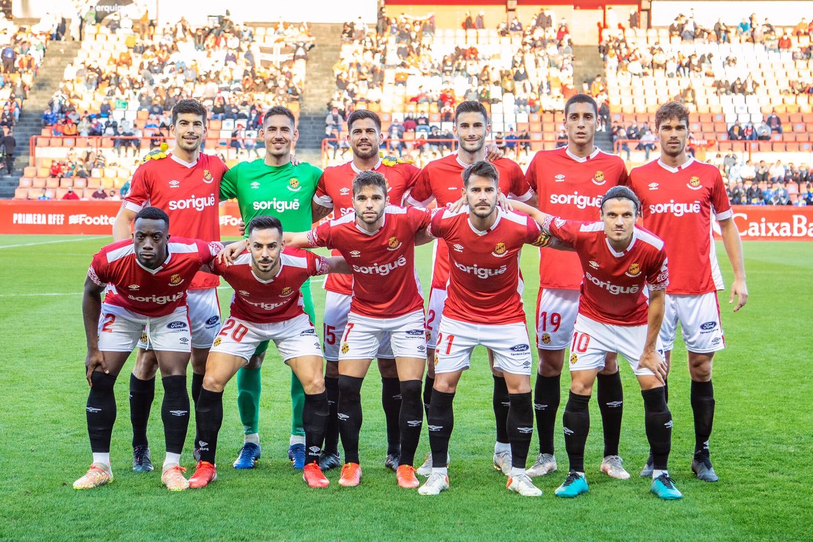 El último once del Nàstic de Tarragona.