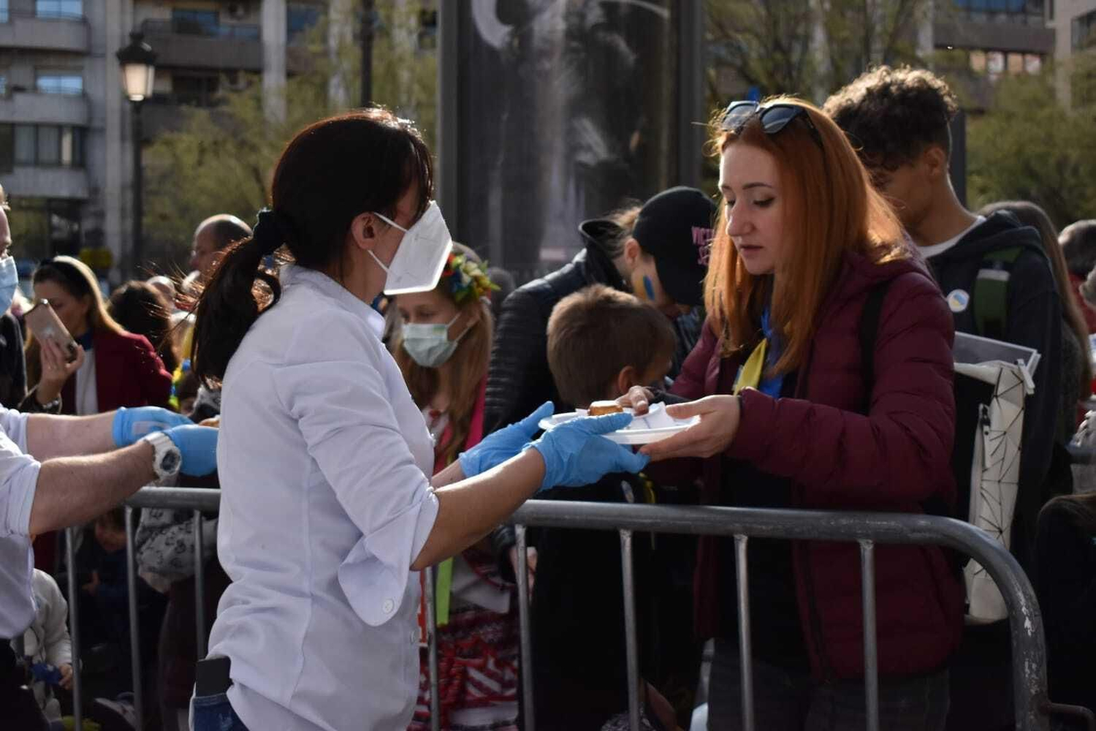 Así ha sido la movilización en Granada en apoyo al pueblo ucraniano