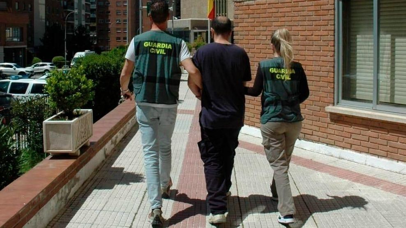 El detenido por la Guardia Civil en Guadalajara.