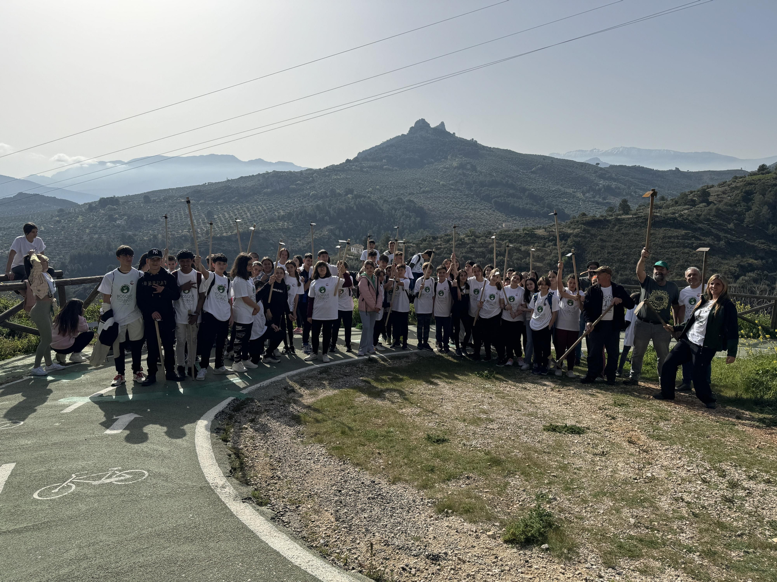 Alumnado del IES Fuente de la Peña.