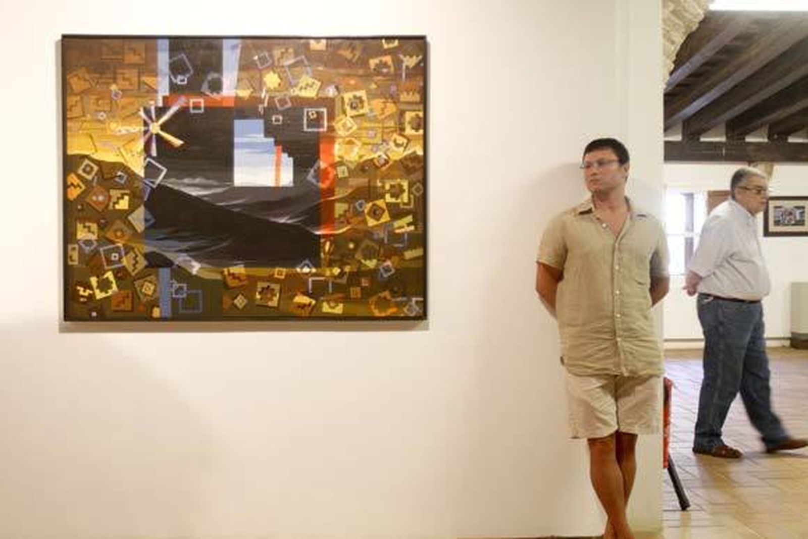 70 obras del artista peruano convivirán hasta septiembre en el Castillo de Santa Catalina  Foto: Lourdes de Vicente