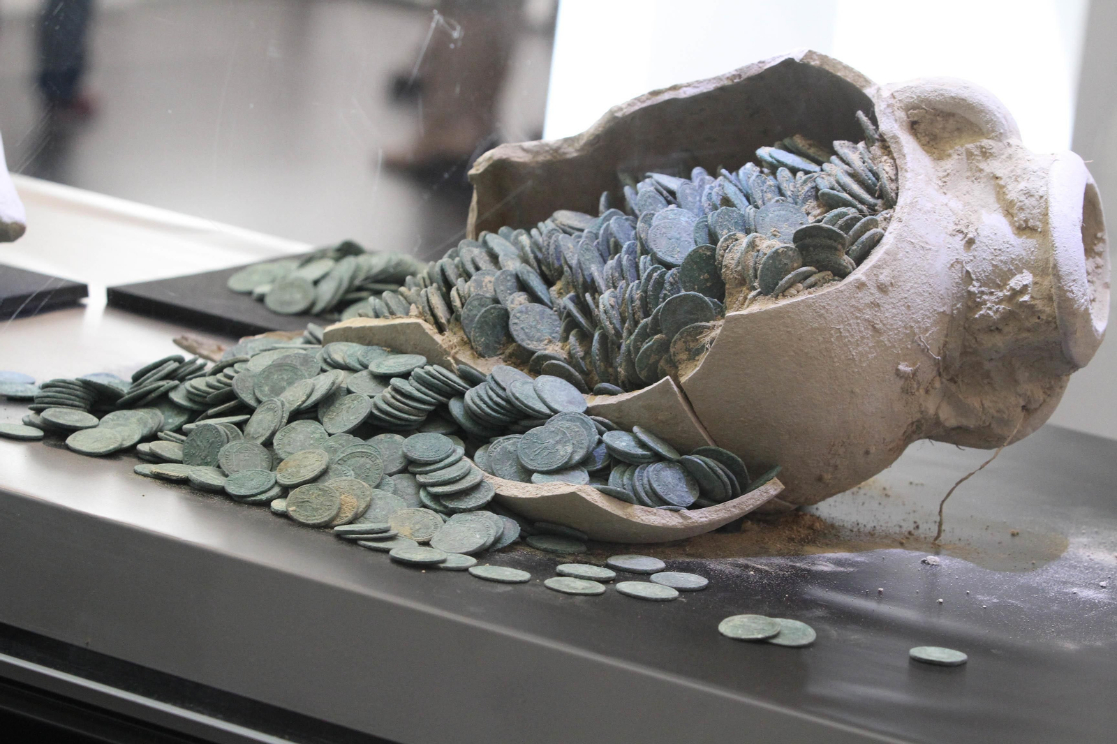 La exposición de tesoro romano de Tomares