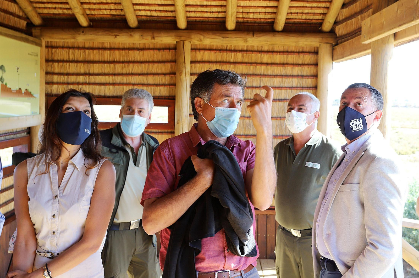 Inauguración del nuevo observatorio del Águila Pescadora en Marismas del Odiel