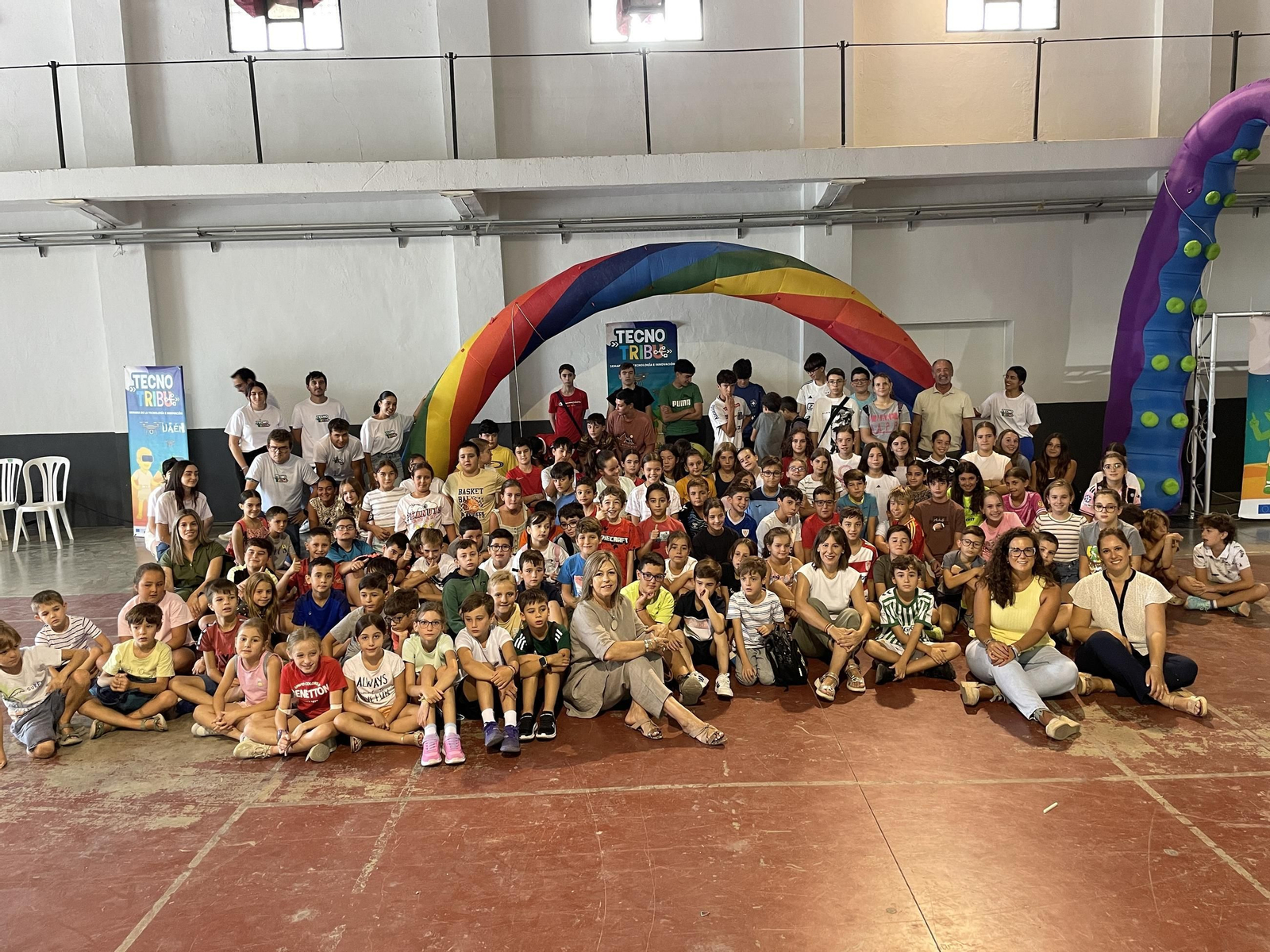 Inicio del campamento Tecnotribu en Alcalá la Real.
