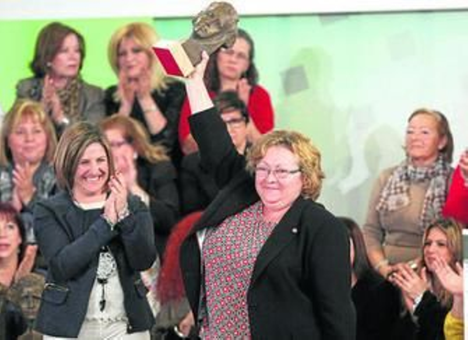 Zurita recogió este año el Premio Clara Campoamor, que entrega el PSOE andaluz, por la provincia de Cádiz.