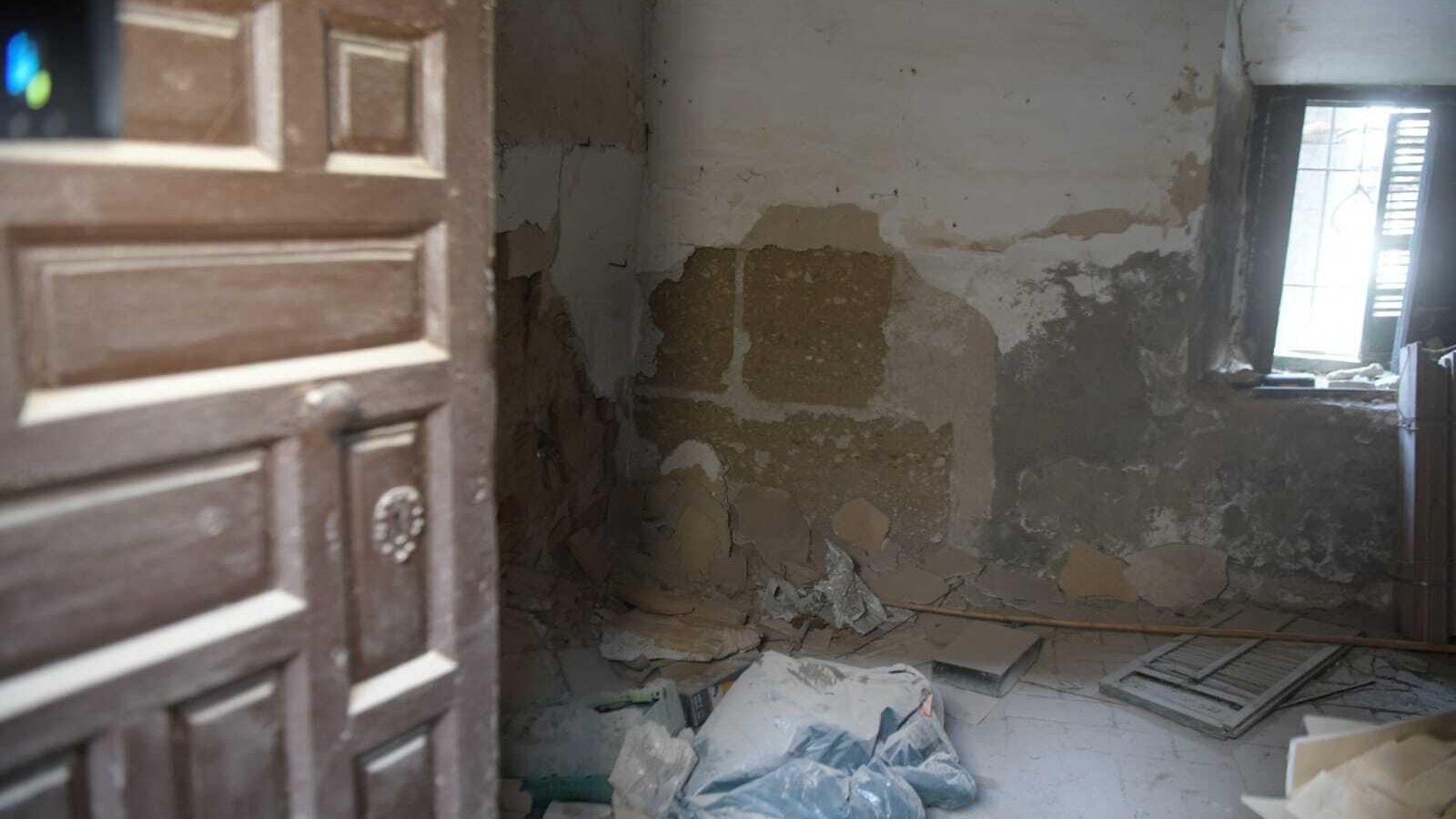 Interior de la vivienda donde han encontrado el artefacto