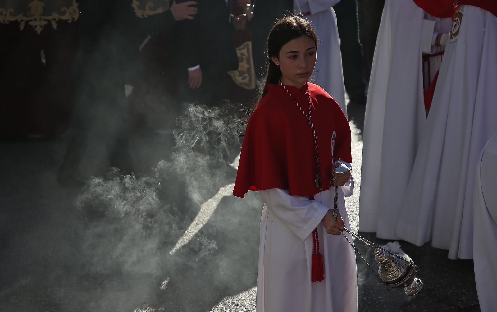 Fotos del Domingo de Ramos en Algeciras: Borriquita y Oración en el Huerto