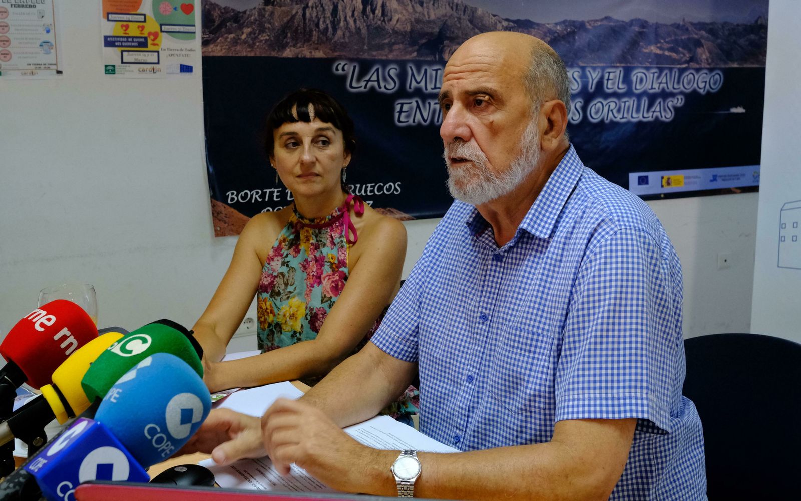 Gabriel Delgado, durante una rueda de prensa hace unos meses.