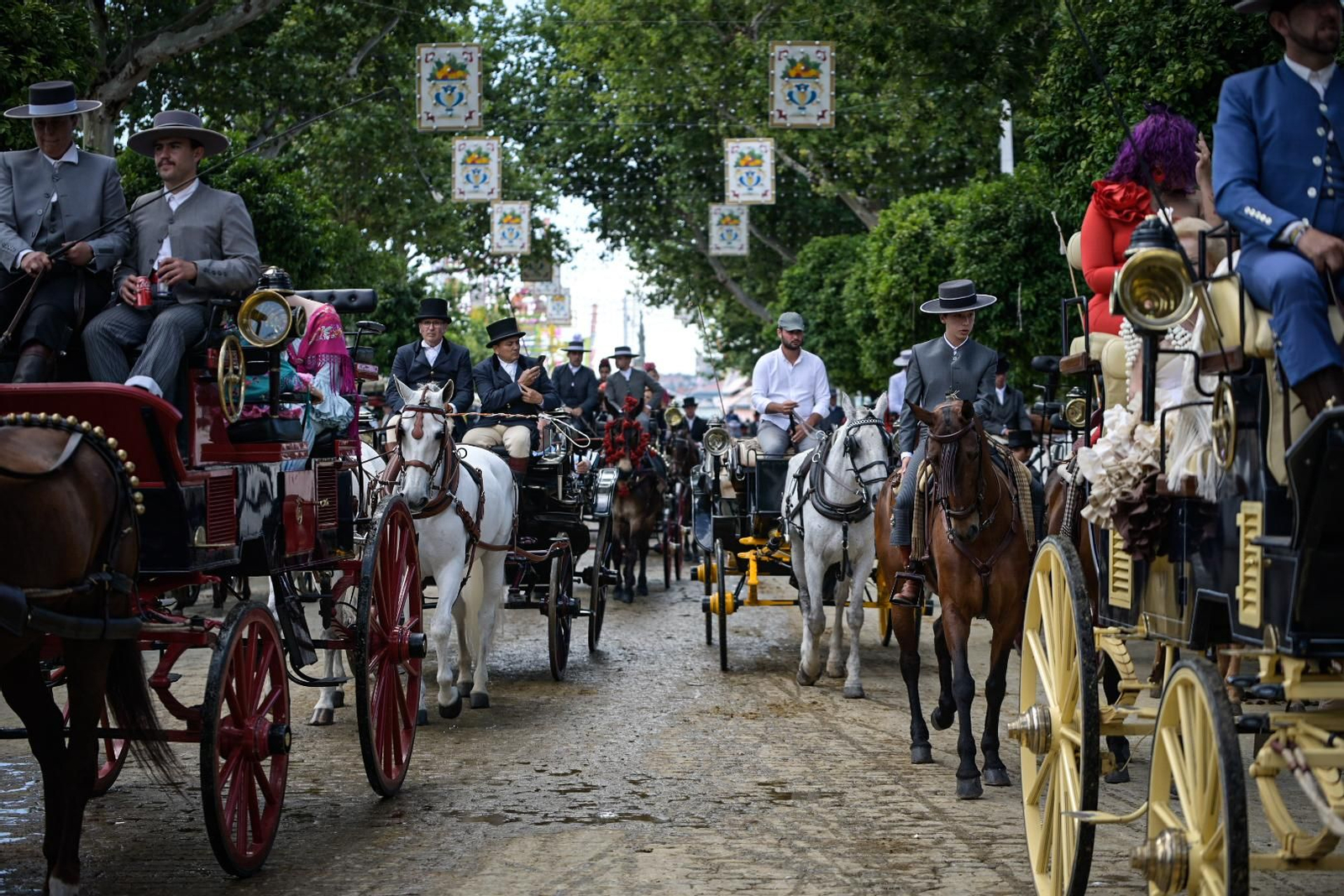 Ambiente de feria en el Real