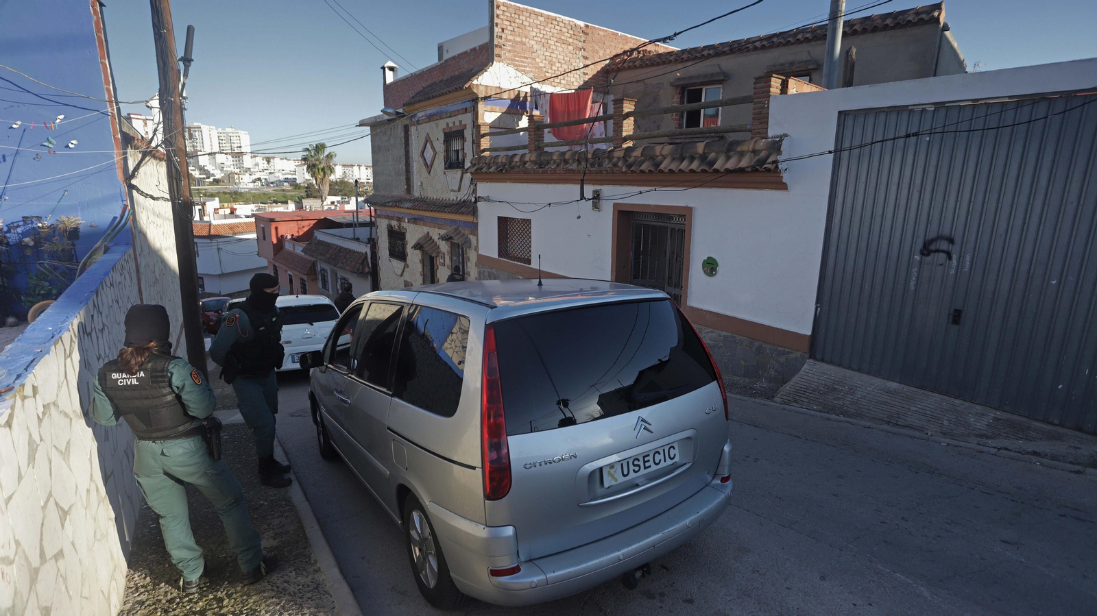 Fotos de los registros de la Guardia Civil en Algeciras