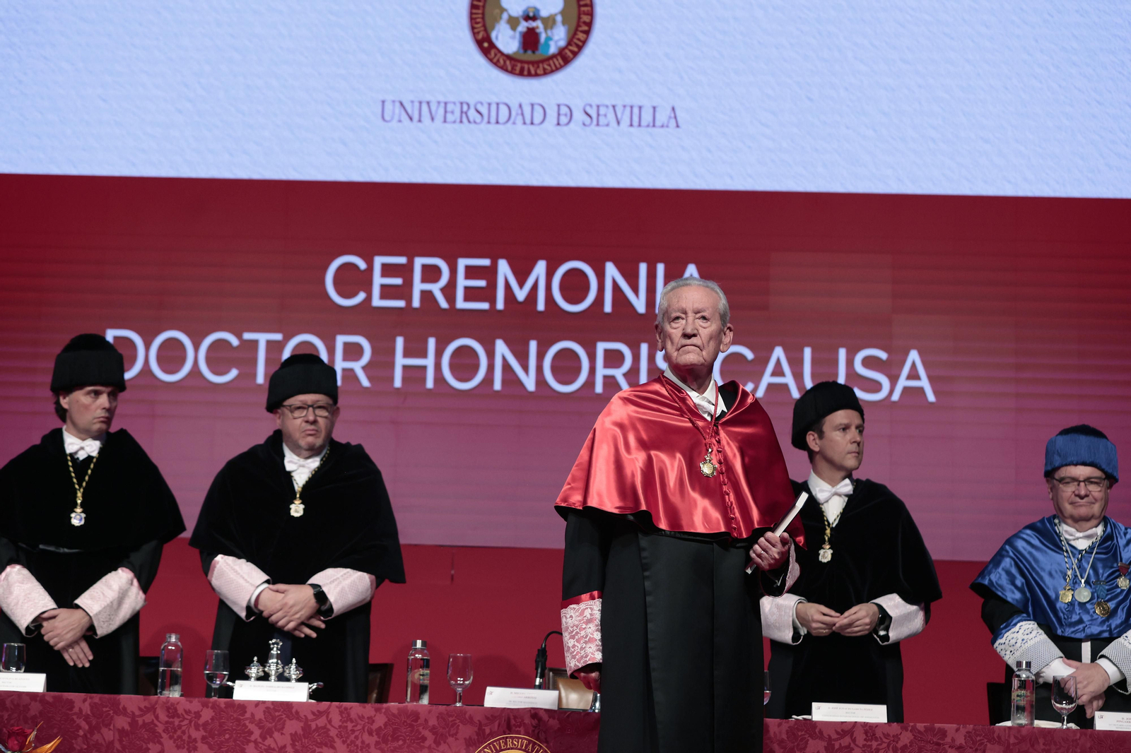 La investidura de Rafael Escudero  como Doctor Honoris Causa por la Universidad de Sevilla.
