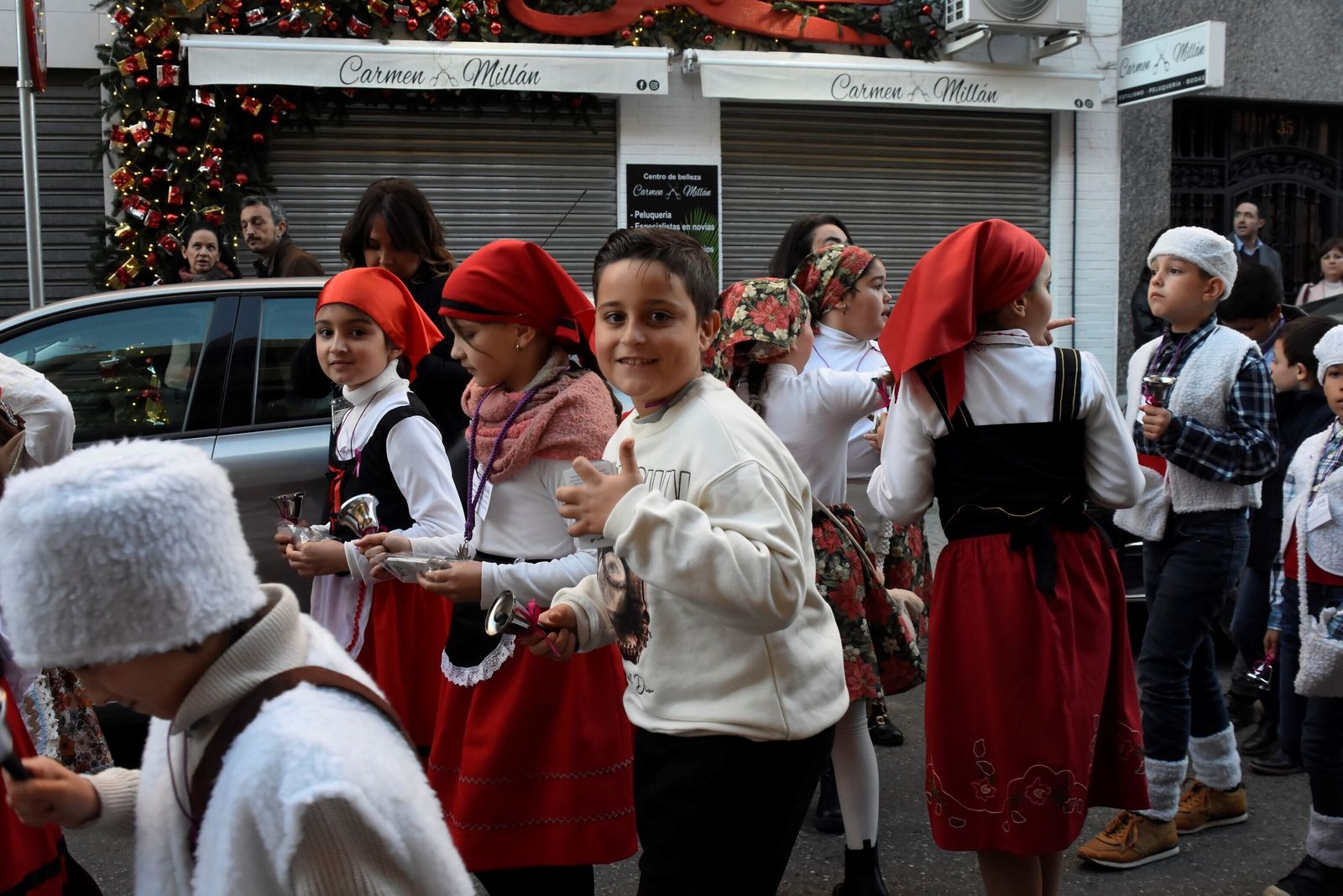 La procesión de la Virgen de Belén, en imágenes