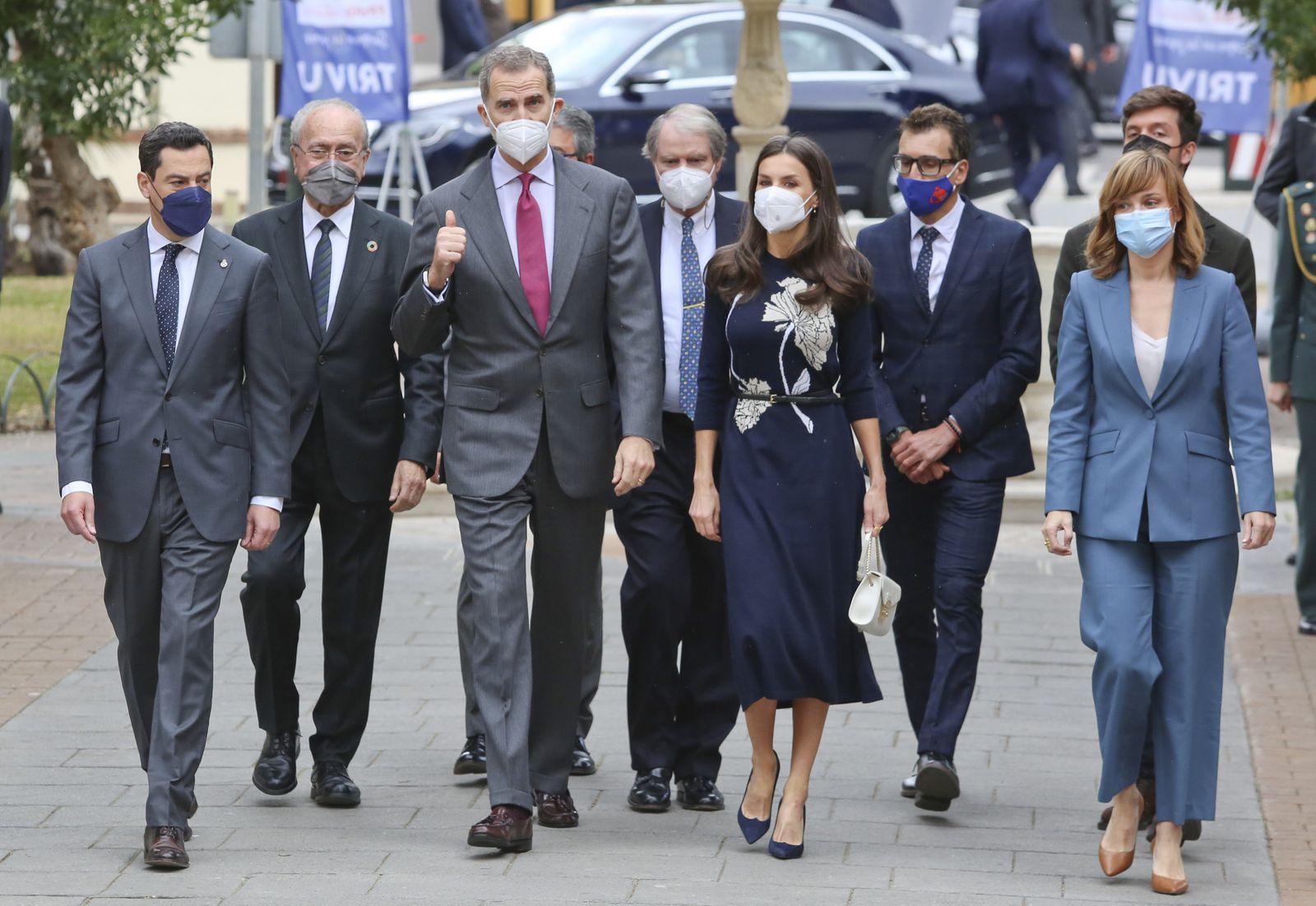 La visita de los Reyes a Málaga, en fotos