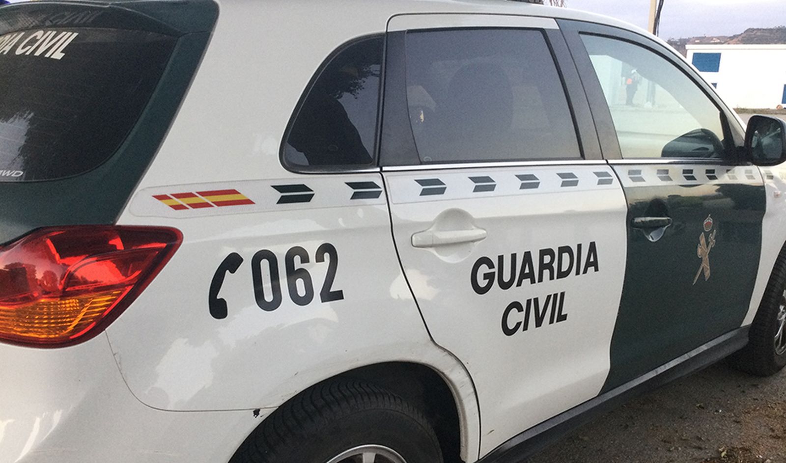 Vehículo de la Guardia Civil.