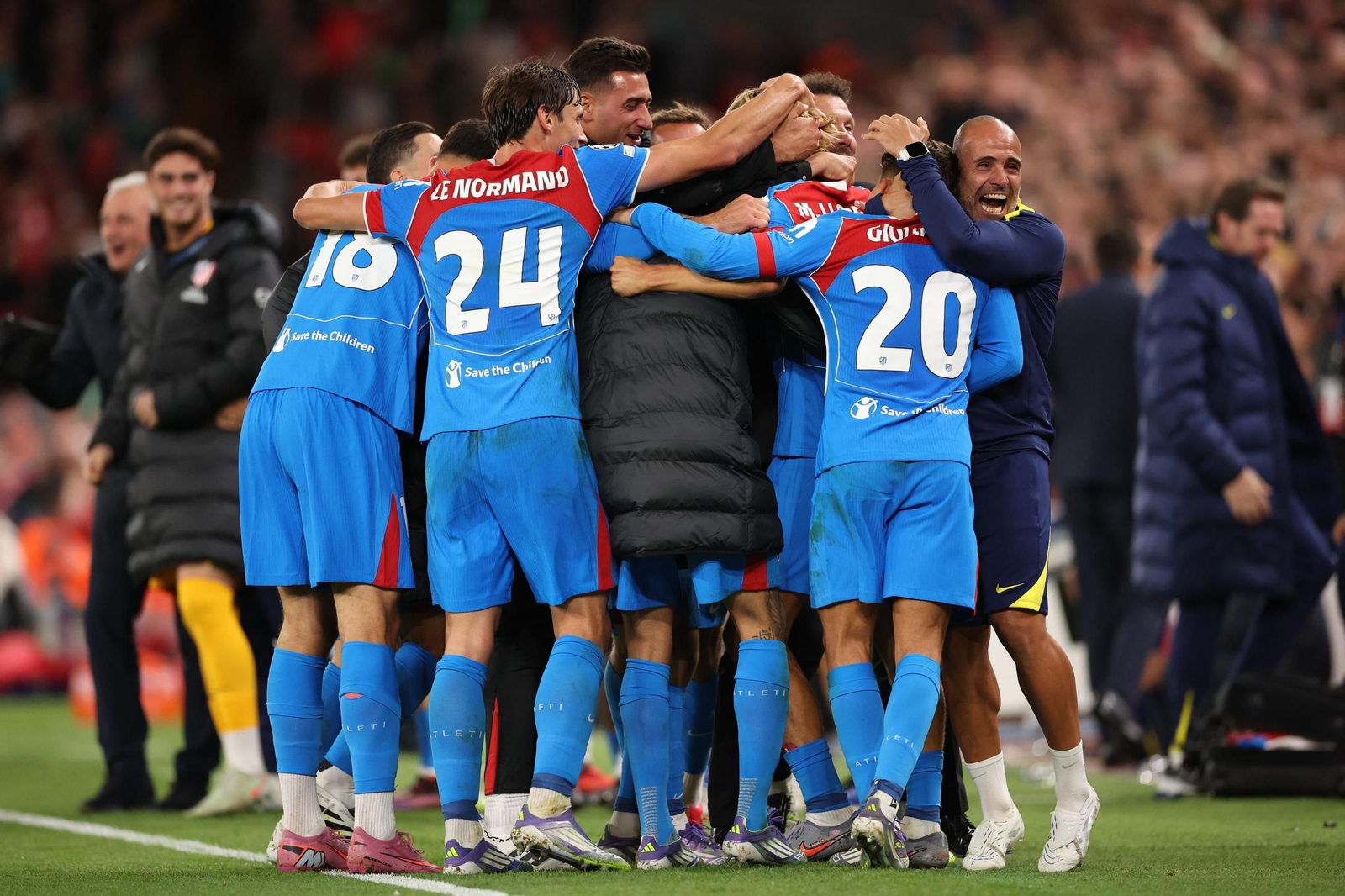 Las fotos del Liverpool - Atlético de Madrid