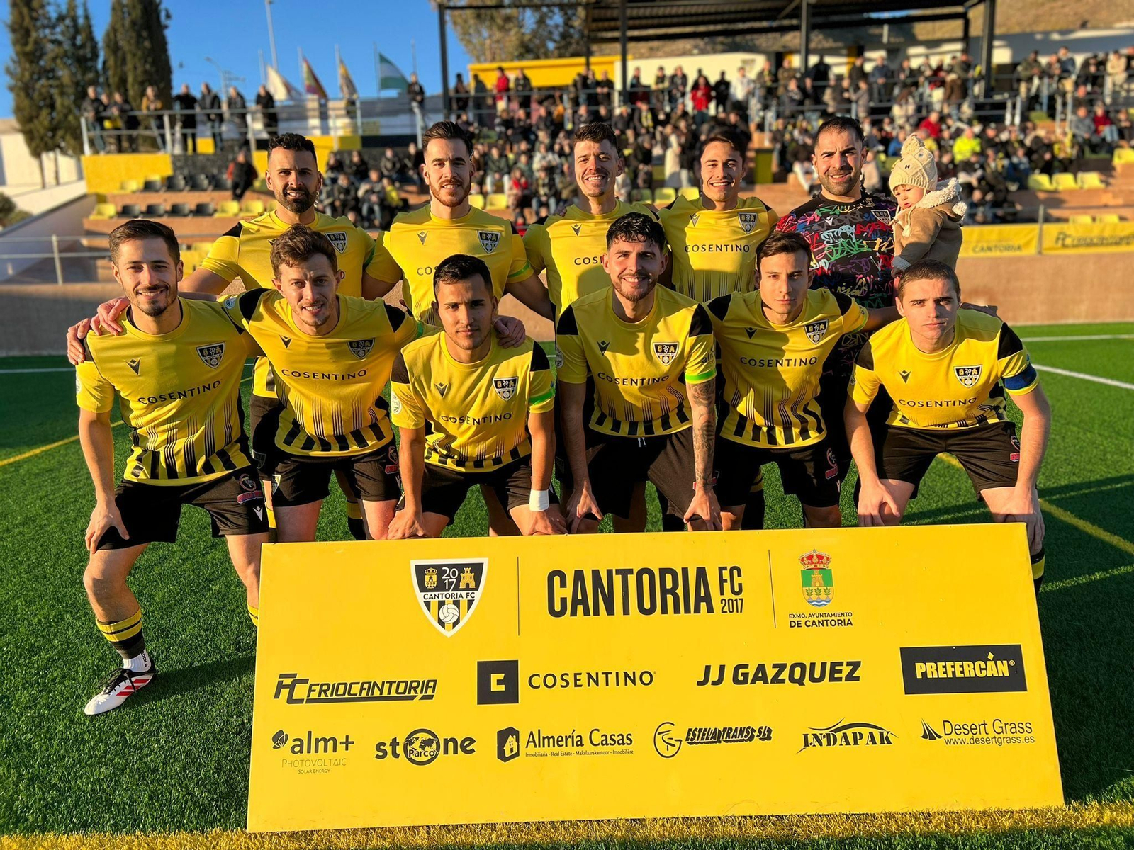 Once presentado por los del Valle del Almanzora en su encuentro frente al Atlético Marbella.