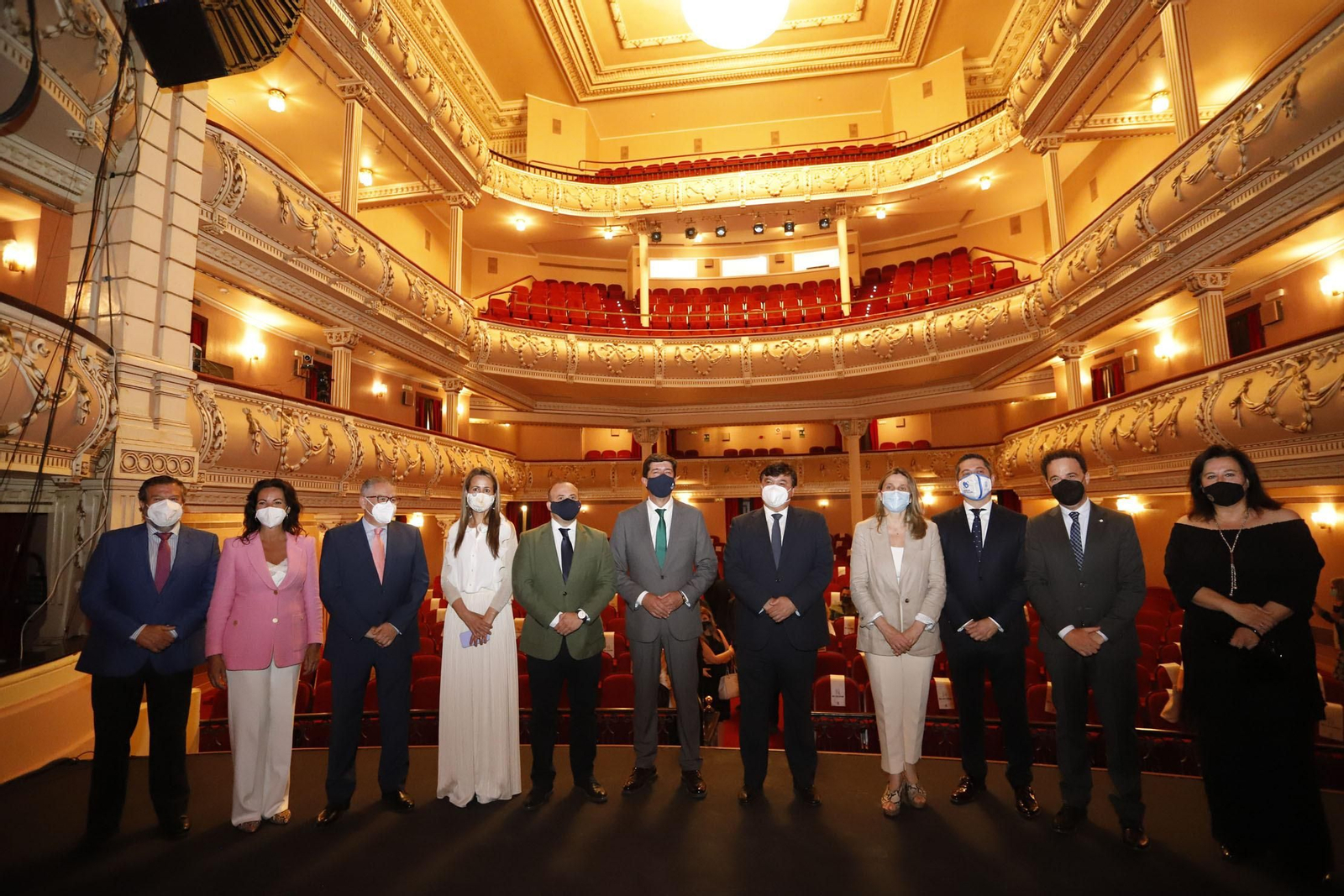 Imágenes la inauguración de la remodelación del Gran Teatro de Huelva