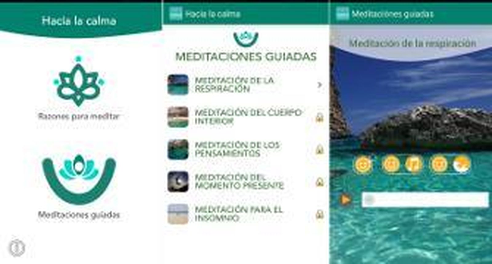 Hacia la Calma, la 'app' para meditar