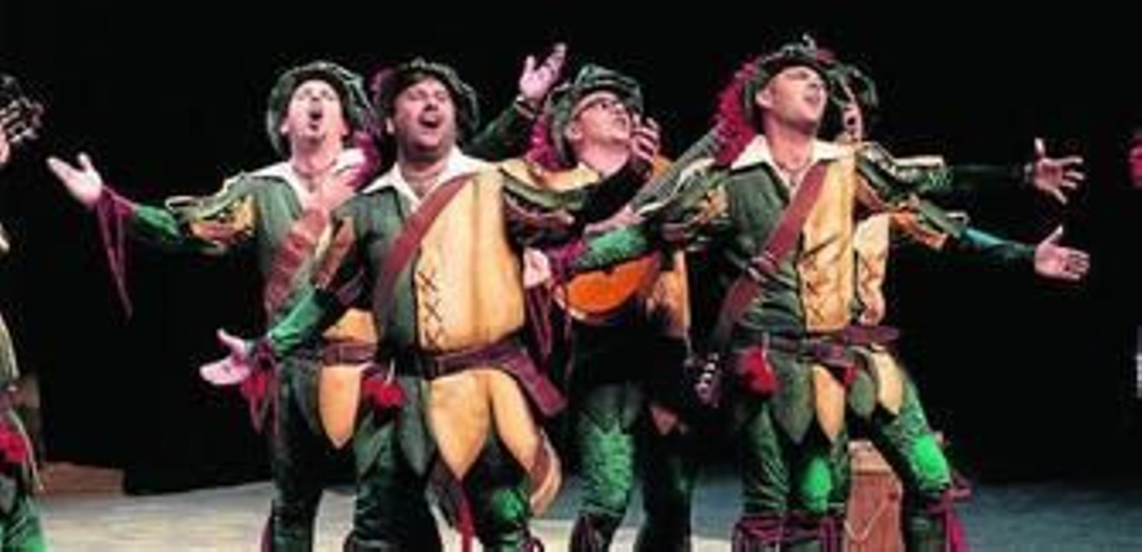 'Los trovadores', comparsa de los Carapapa del pasado Carnaval.