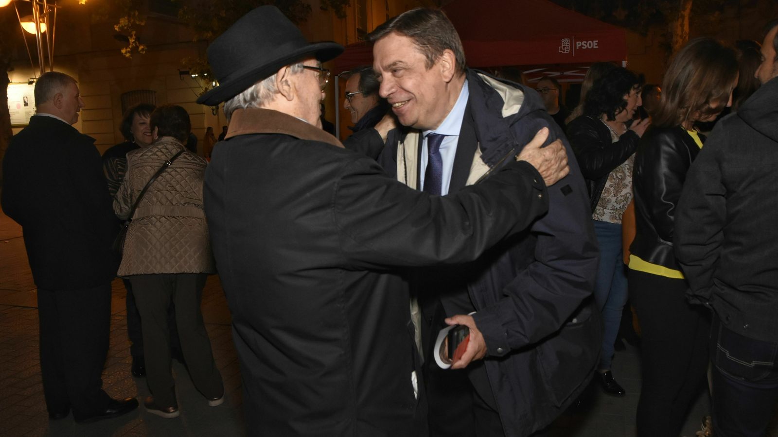 Planas, en el cierre de campaña del PSOE.