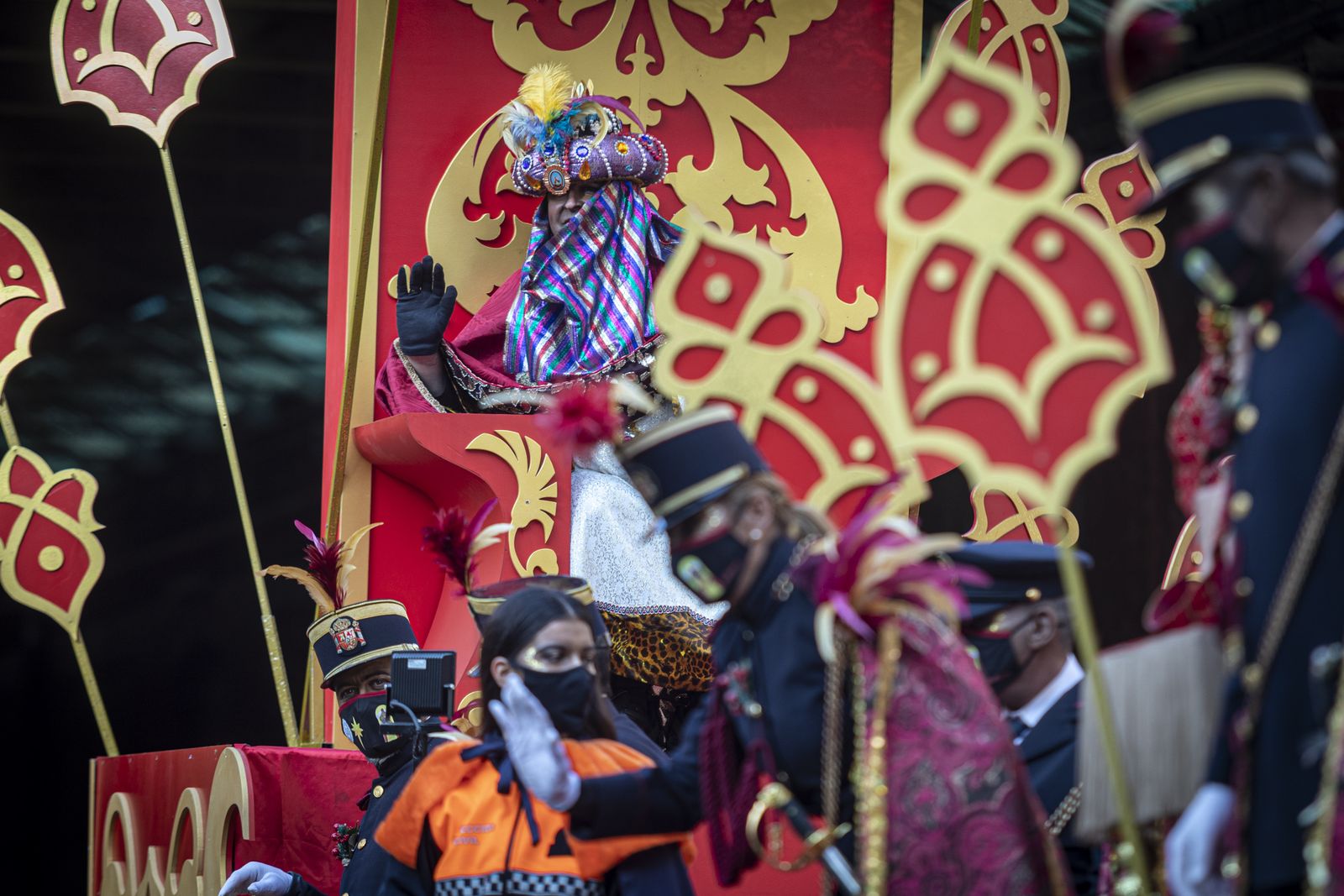 Imágenes de los Reyes Magos en Cádiz