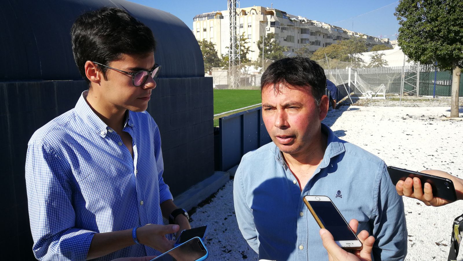 Manolo Sanlúcar, durante la rueda de prensa en la Federación