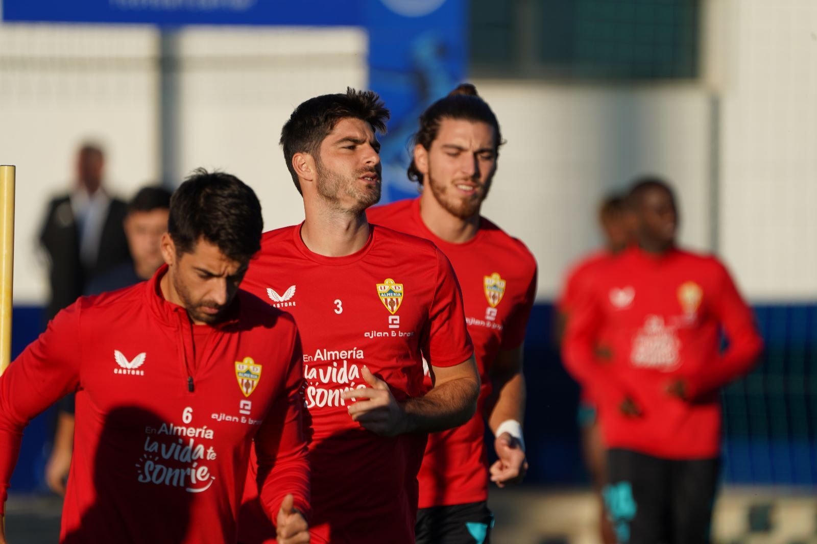 Las fotos del primer encuentro de la historia del Almería ante un rival italiano