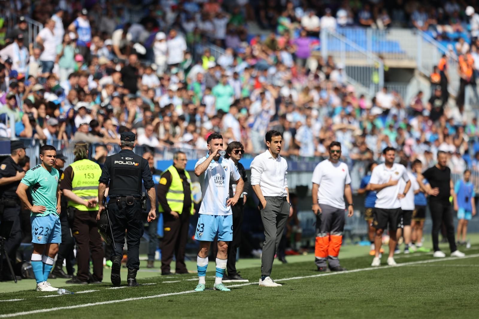 El Málaga CF - Intercity, en fotos