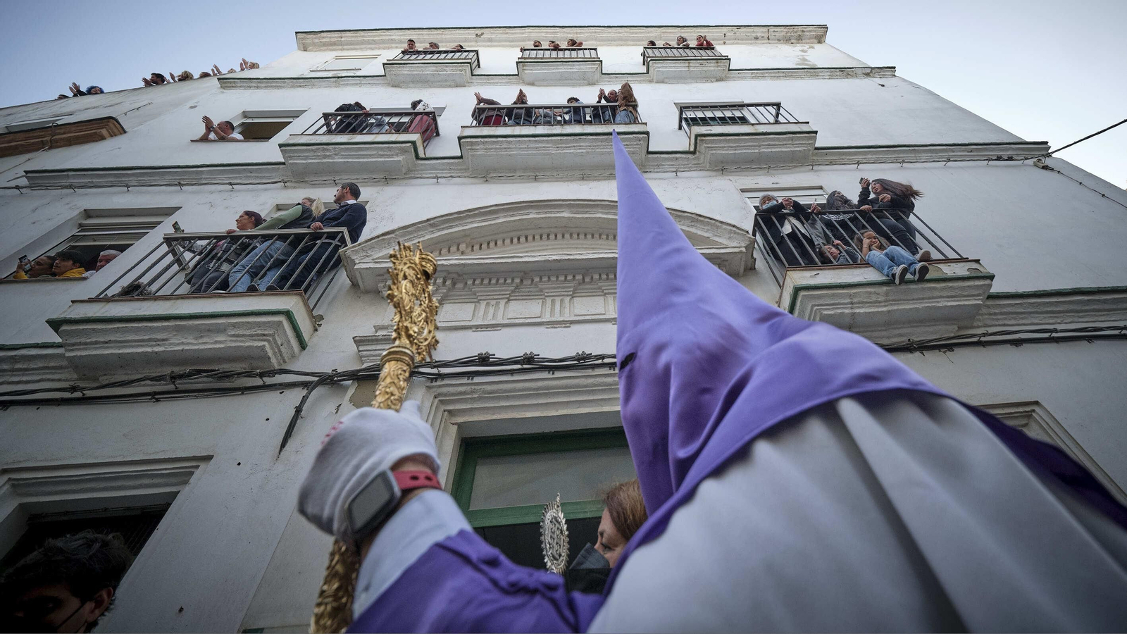 Nazareno de Santa María en la Semana Santa de Cádiz 2022