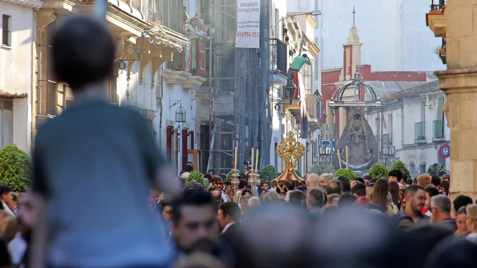Procesión de la Virgen de la Merced por Jerez