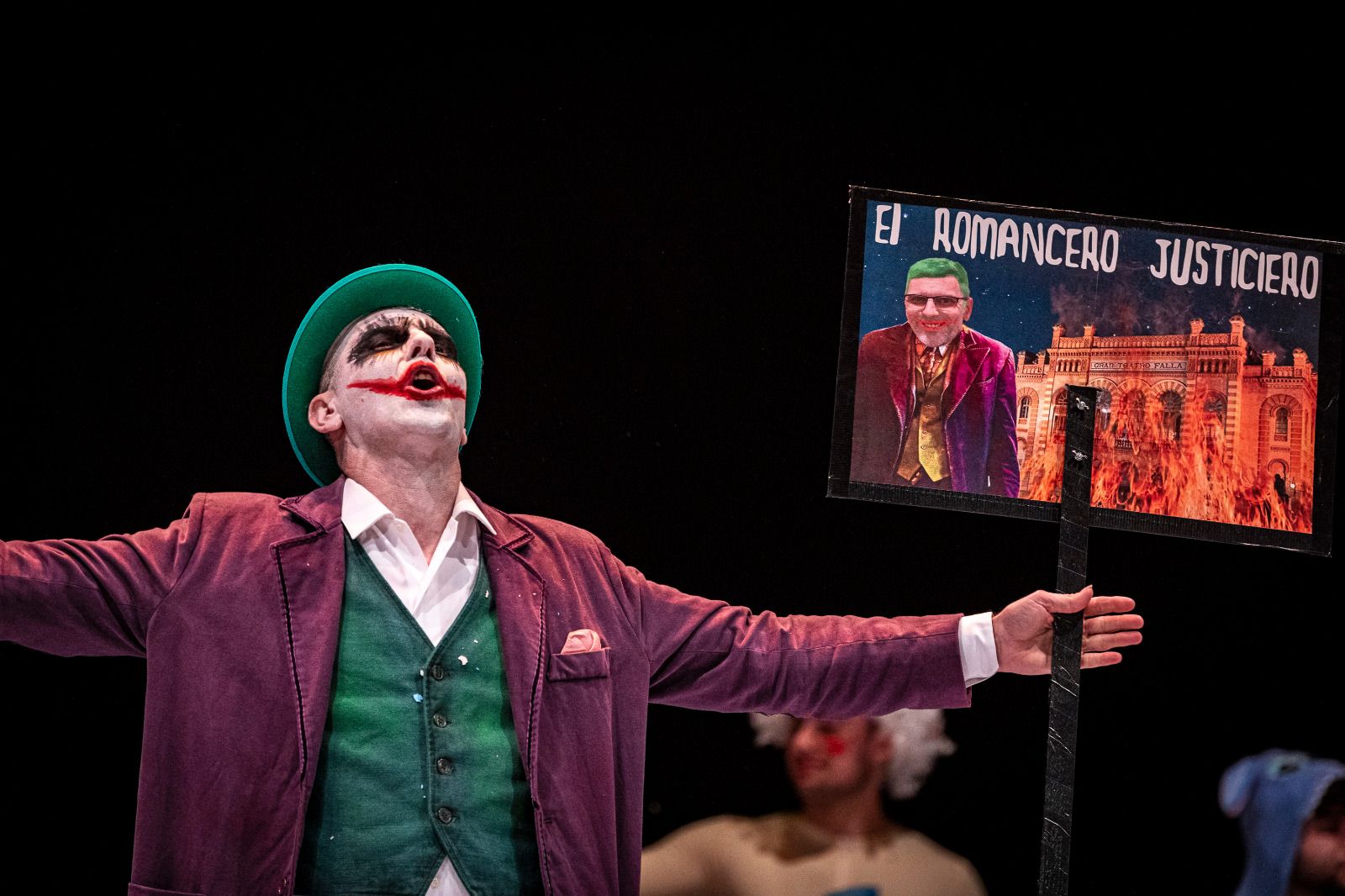 Iván Romero en un momento de su actuación.