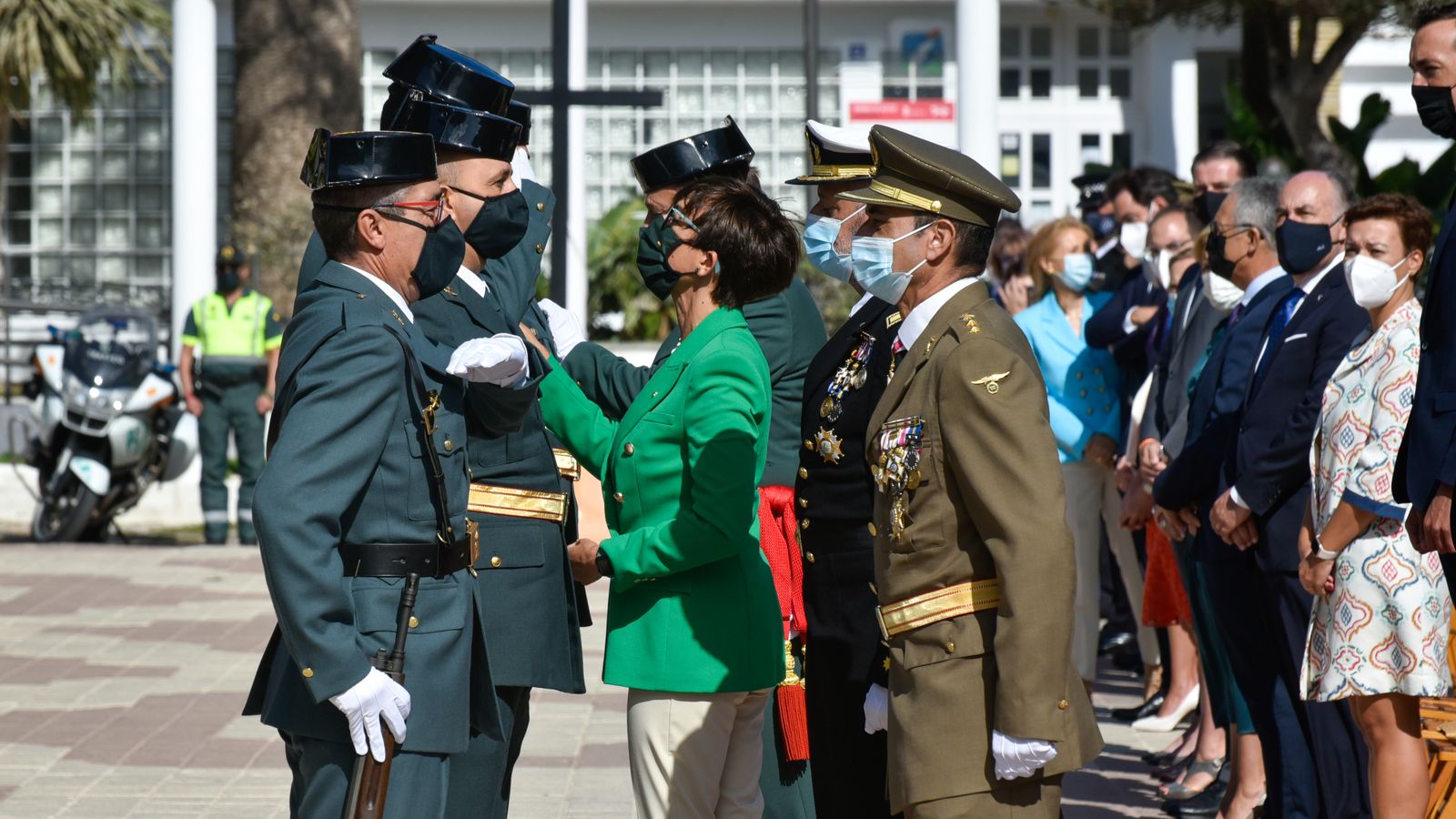Las fotos de los actos de la Guardia Civil en Tarifa por la festividad de la Virgen del Pilar