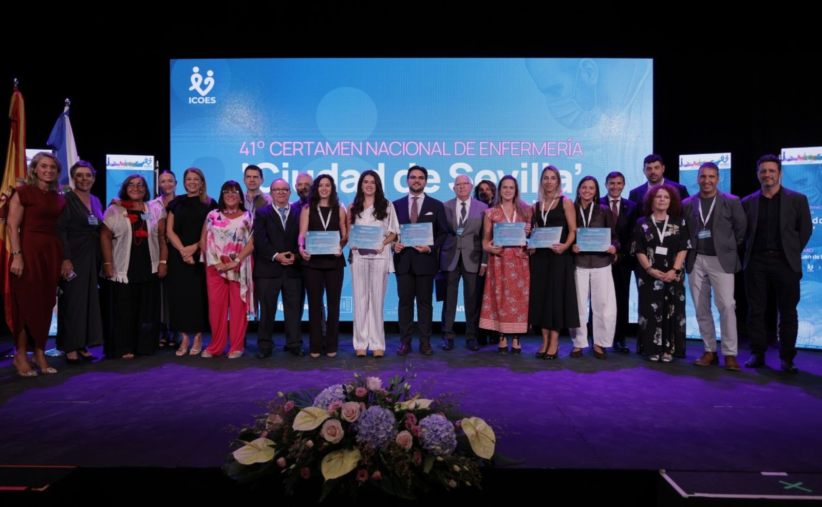 Foto de familia Certamen Naciona de Enfermería